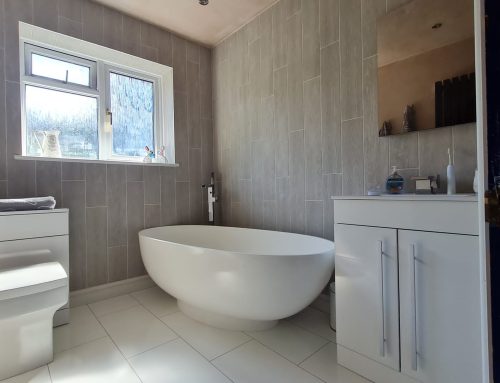 New Bathroom with freestanding bath in Lightwood, Stoke-on-Trent